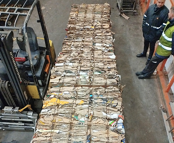 High-Efficiency Carton Baler Solution para sa Large-Scale Chain Supermarket sa Russia