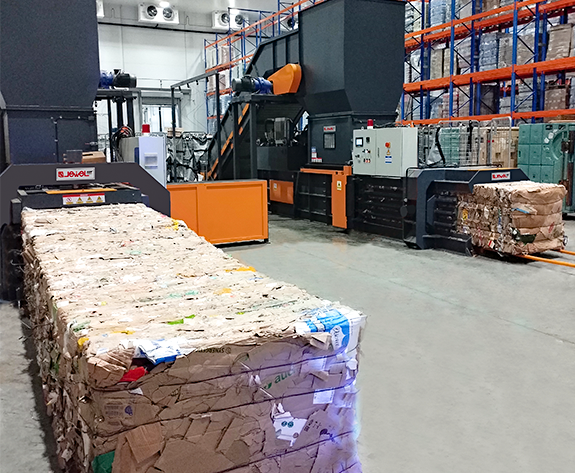 Automated Disposal Solution para sa Waste Packaging sa Nangungunang Supermarket Logistics Center ng Russia